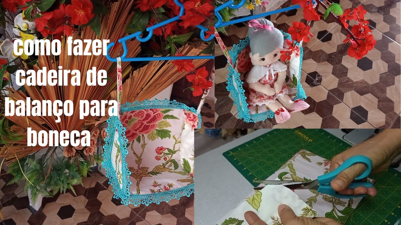 Como fazer cadeira de balanço para boneca