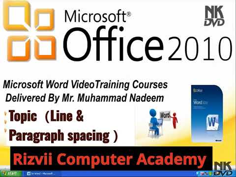 Lesson # 24 Line & Paragraph Spacing | Microsoft 365 | Microsoft Office Word  Tutorial Urdu & Hindi
