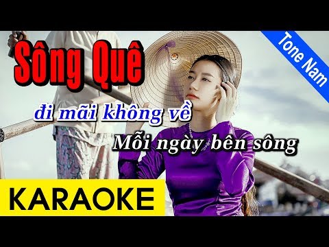 Sông Quê - Karaoke Beat | Tone Nam