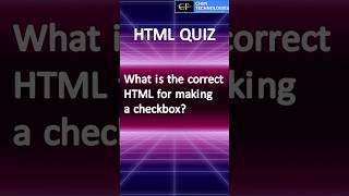 How to Create a Checkbox in HTML | HTML Forms MCQ for Beginners | ChiPi Technologies
