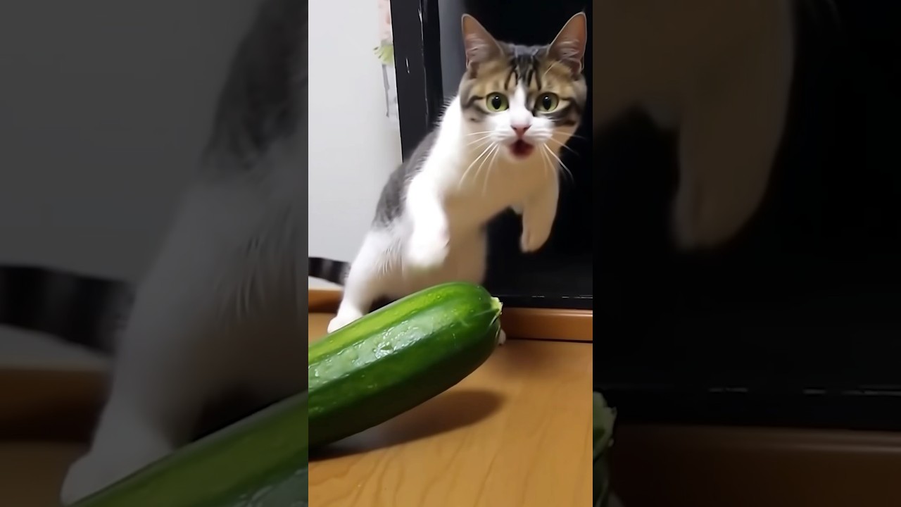 Why These Scaredy Cats Are Absolutely Terrified of Cucumbers - ABC