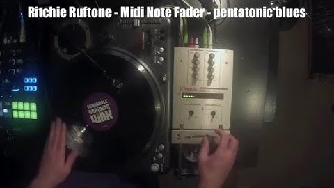 Ritchie Ruftone - pentatonic blues scale - freestyle melody scratch