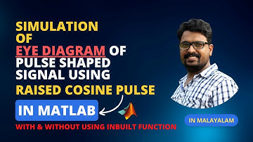Simulation of eye diagram using raised cosine in MATLAB | theory & program step by step explanation