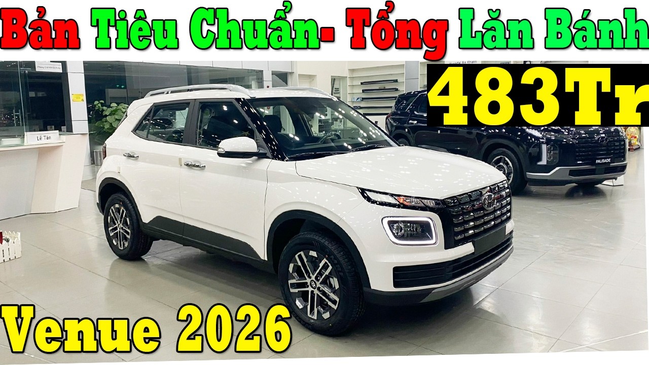 ✅Dưới 500Tr Lấy Gầm Cao Hyundai Venue Tiêu Chuẩn Tháng 3 Năm 2026| Lăn Bánh Hyundai Venue | Topcarvn