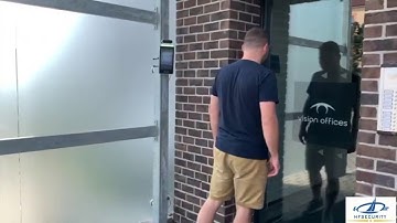 RA08T Face  Recognition Temperature  Device for Door