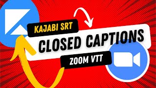 Convert Zoom VTT to Kajabi Closed Captions - FREE Converter! #kajabitutorial