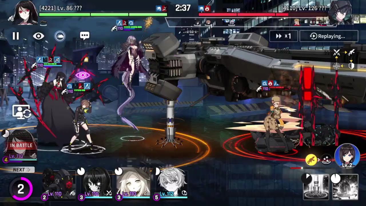 Ministra - CounterSide pvp - enemy Curian