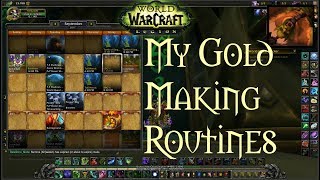 My Gold Making Routines - What to do daily, once every few days, weekly, and monthly