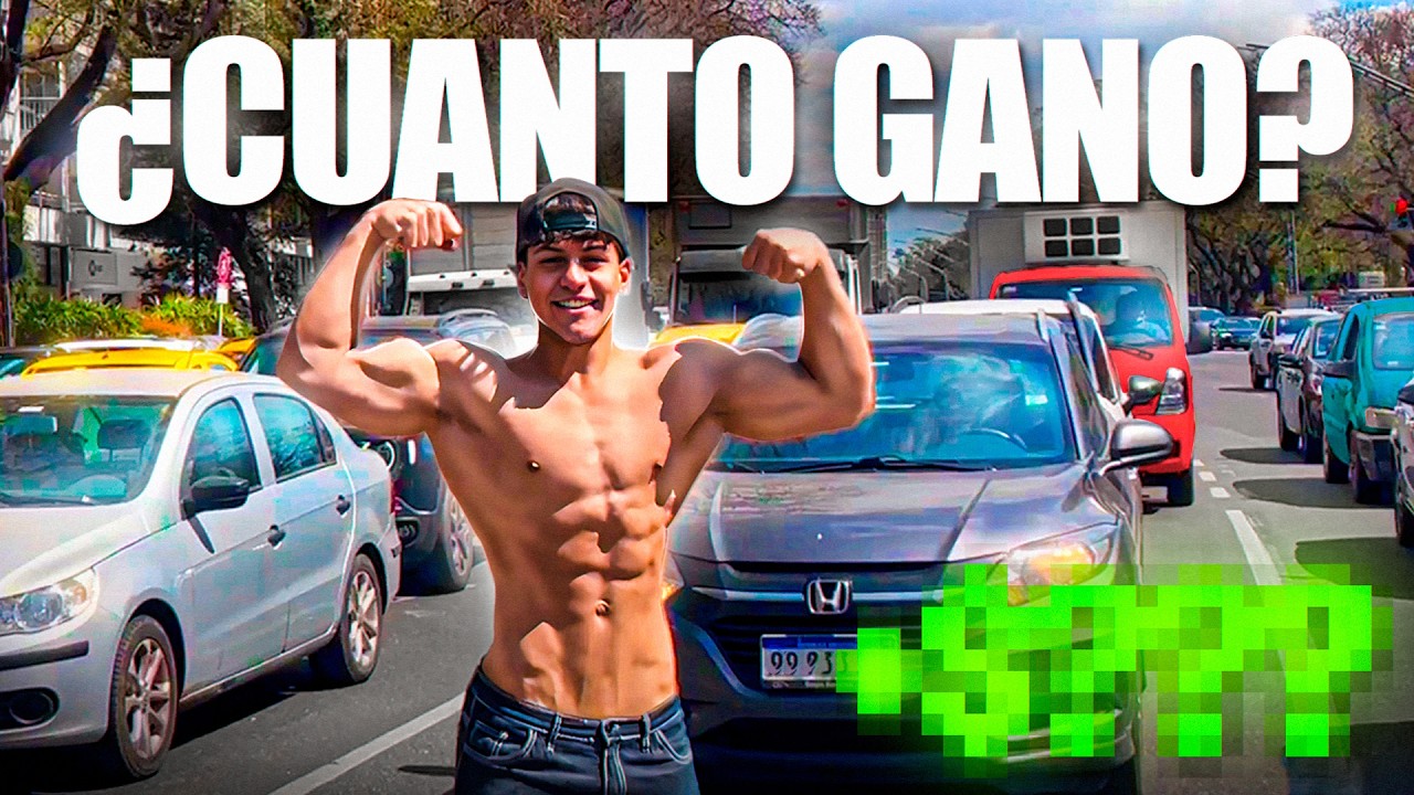 Cuánto GANO en un DÍA como FISICOCULTURISTA CALLEJERO?