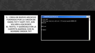 Ejercicio 4  comandos ms dos