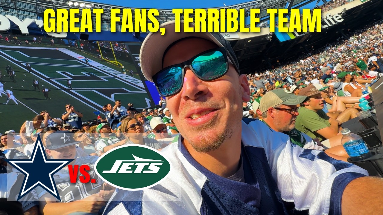 Первый раз болел за «Ковбоев» на стадионе «Метлайф» (фанаты «Джетс» освистывали их перед перерывом)