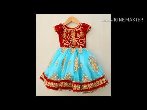 Beautiful baby girl party ware dress...