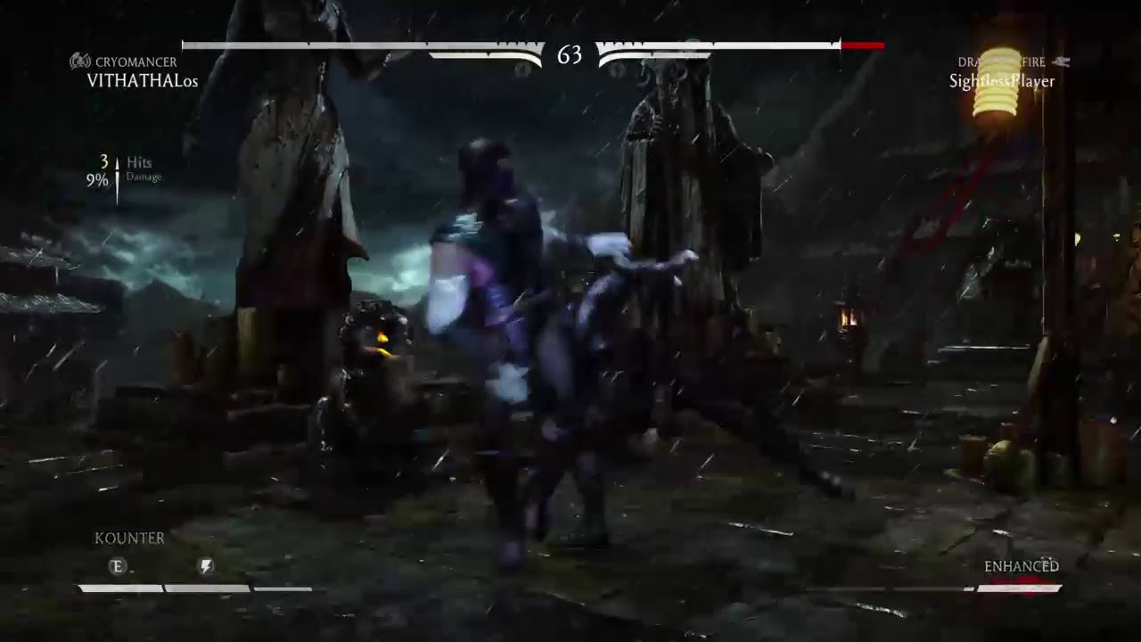 SightlessPlayer mortal Kombat XL-on line matches at night