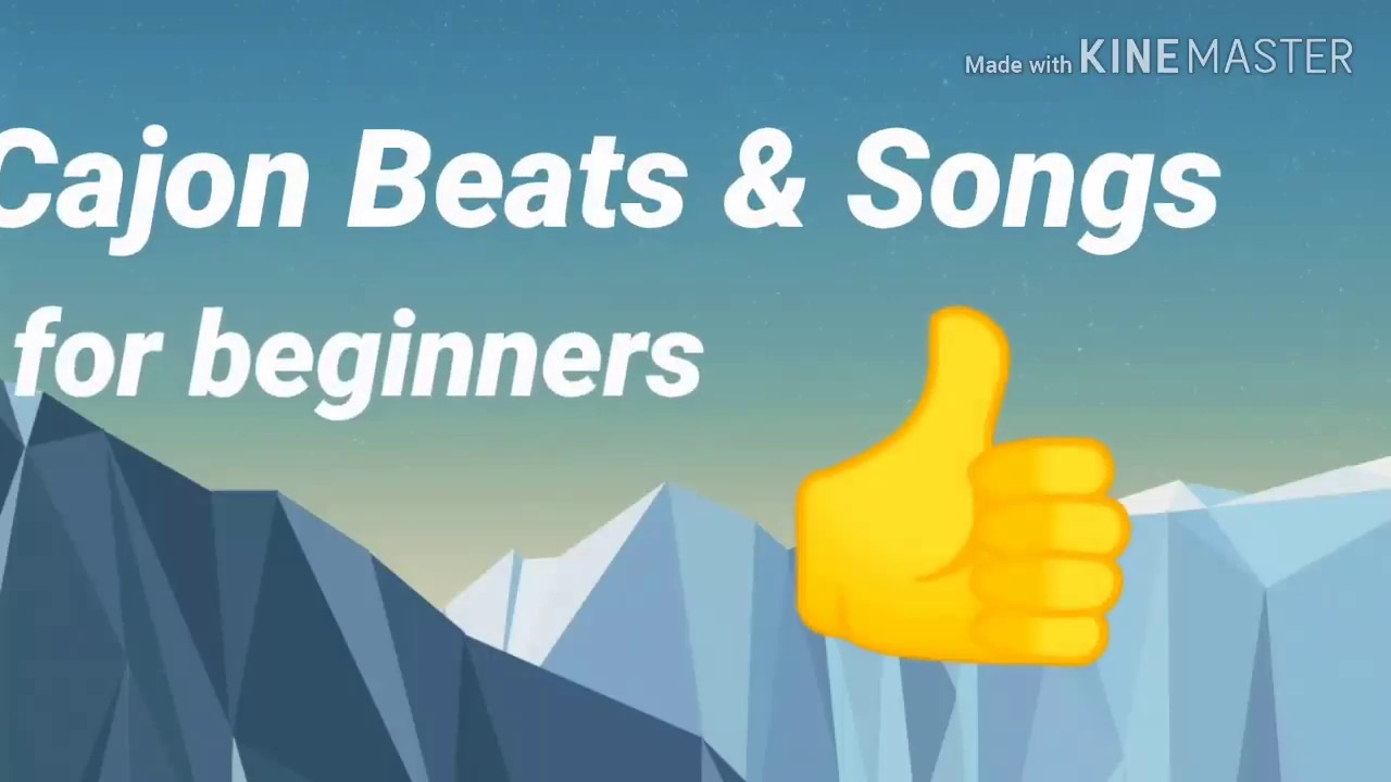 Cajon beats&songs for beginners YouTube