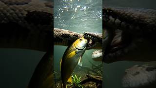 python vs fish 🐠🥺 #viralshort  kindly subscribe My channel 🙏