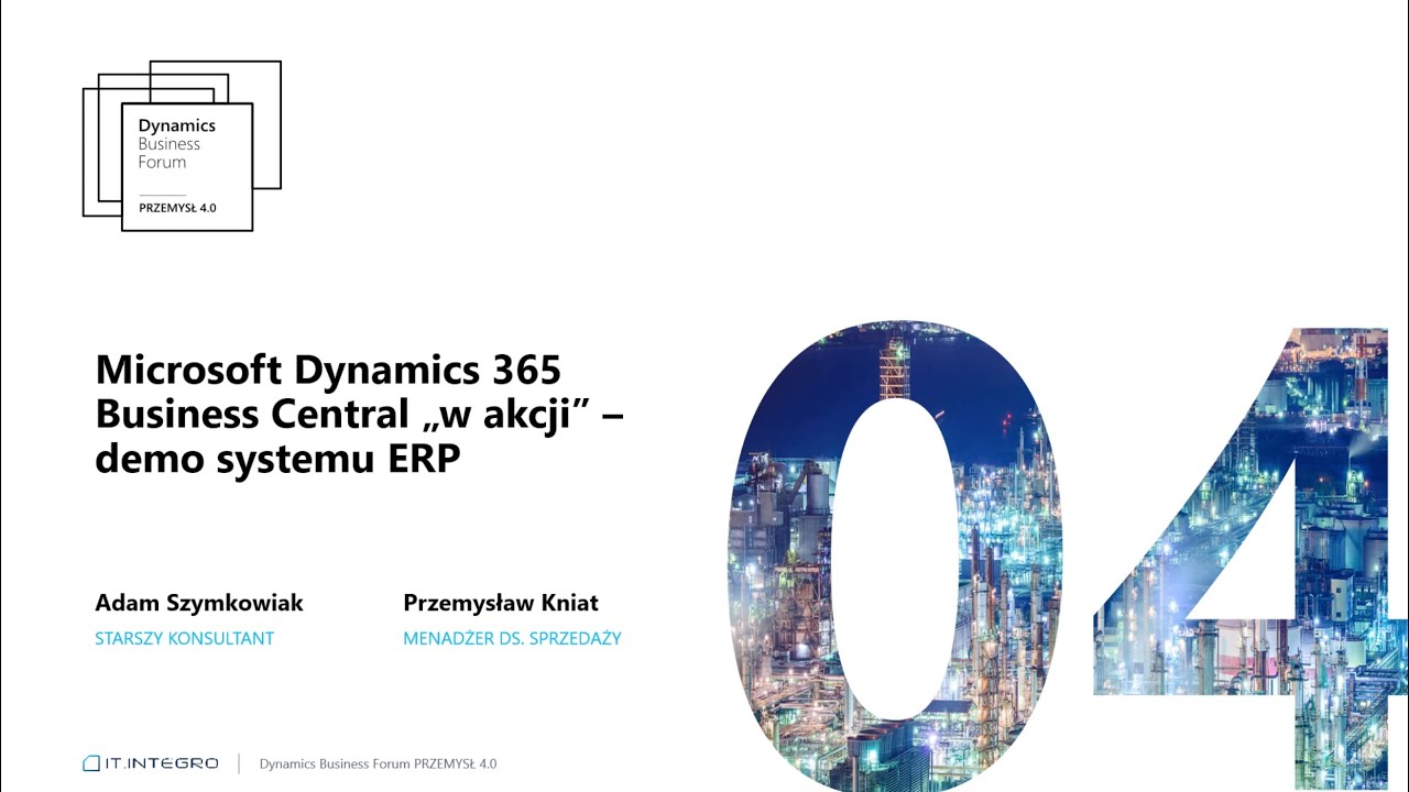Microsoft Dynamics 365 Business Central "w akcji" - demo systemu ERP ...