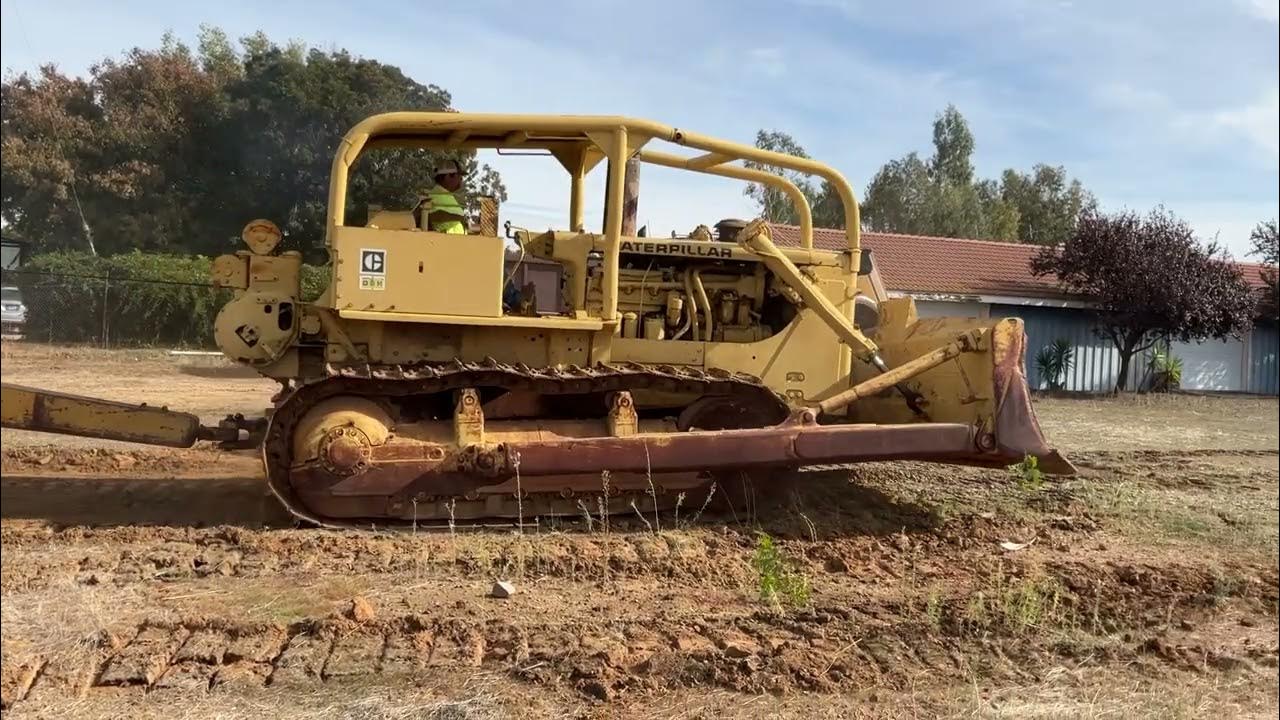 CAT D8H36A Dozer & CAT Cable Ripper YouTube