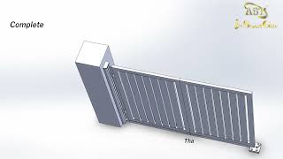 Trackless Folding AST I Smart Gate  installation Video.