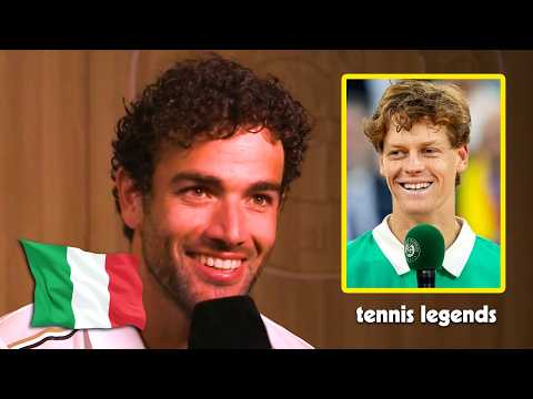 Video Matteo Berrettini Jannik Sinner ha sempre una parola per farti stare bene