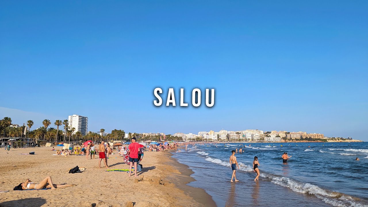 Salou Spain 🇪🇸 Seafront Walking Tour | Best of Catalonia 4K