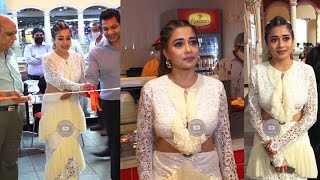 Tina Datta At Grand Launch Of Haldiram Outlet In Mumbai Tina Datta Hot Dress New Shop Opening