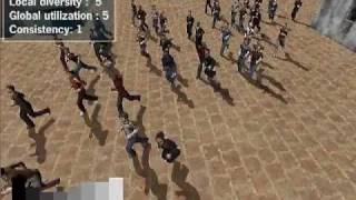 Animation Control in Crowds Simulation Demo