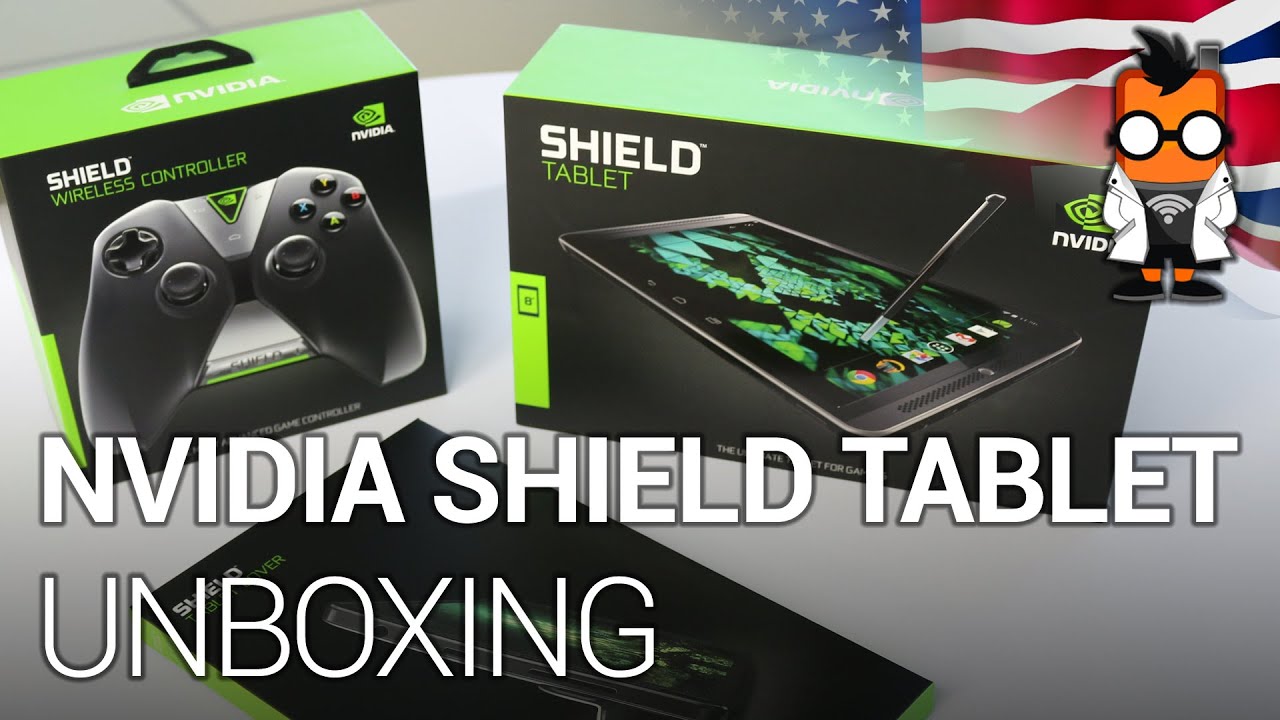 Nvidia Shield Tablet with Shield Controller Unboxing & Extensive Hands ...