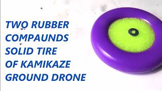 Airless bulletproof tires rainforced with diametrical helical springs