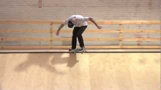 Learning Curve: Mike Franklin Backside Krooked Grinds on Transitions