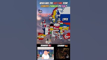 When was the last time your country changed its flag? #Map#mapping#Mapper#Geography#europe#fyp#Flags