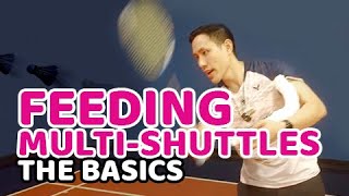 The Most Important Skill For Training Badminton Feeding Multi-Shuttles