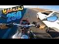 بالاخره موتور 250 با این وزنش شتاب داره   25