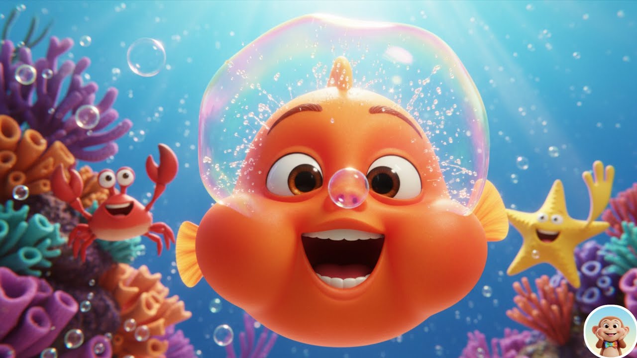 Bubble Fish Pop 🐠🫧 | Funny Bubble Song for Kids | ChikuPop-Rhymes