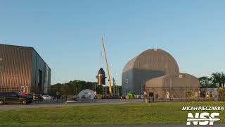 Rocket Lab Neutron "Hungry Hippo" Fairing Lifted Vertical at Wallops AIC — 30x Timelapse