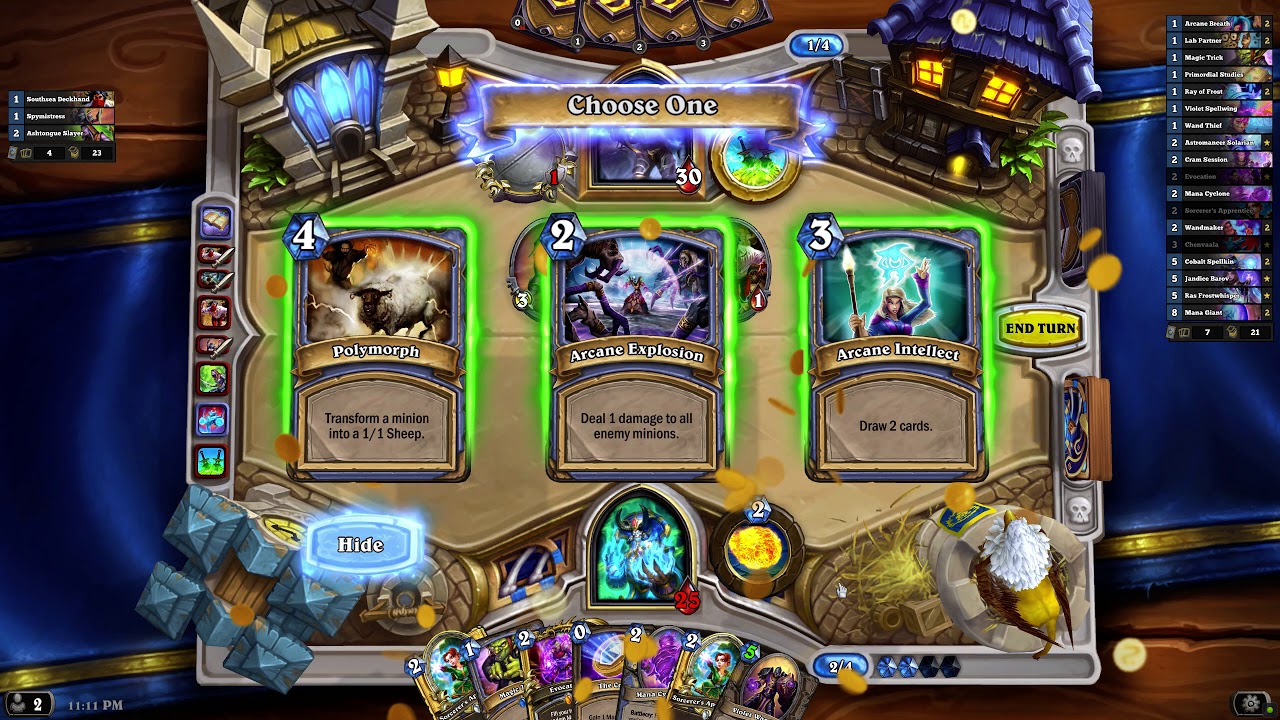 Cyclone mage vs Aggro Rogue