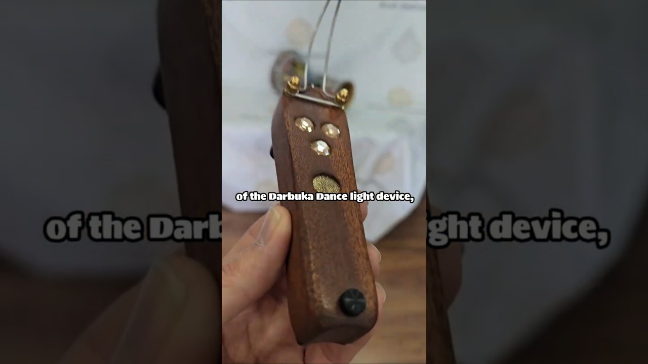 Демонстрация светового оформления танца дарбуки | Настройка Tec (синий) и Doom (красный)