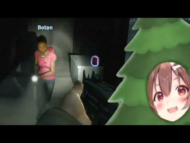 Botan: "Btw, friendly fire is on",   Korone: