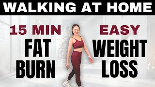 20 min Walking Workout at home l For Fat burn & Weight Loss