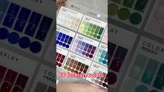 66 Colors TPO HEMA free soak off color gel nail polish set collection