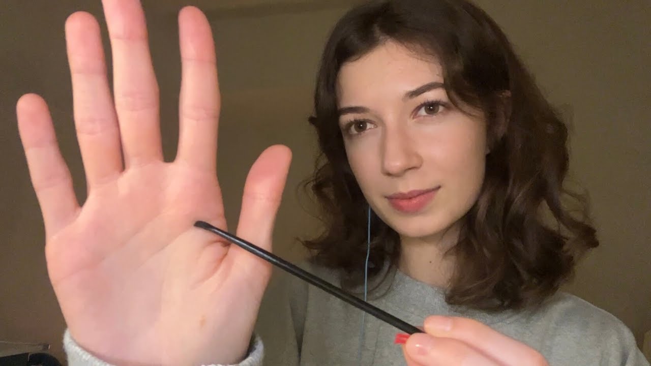 ASMR 🌟 reading your palm (soft spoken)