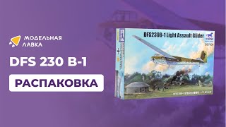 Сборная модель немецкий легкий штурмовой Планер DFS 230 B-1. Распаковка