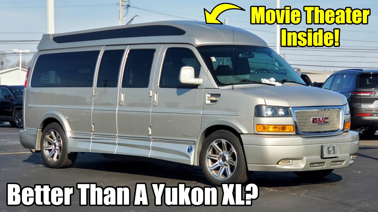 Передвижной кинотеатр? Да, конечно! Обзор GMC Savana Travel Van 2018 года от Шерри.
