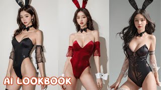 AI ART LOOKBOOK 바니걸 룩북 Bunny Girl