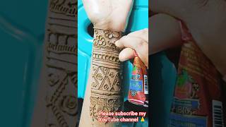 Full hand mehndi mini vlog 🥰🥰||Simple full hand mehndi #mehndi #shorts #trending #minivlog #viral