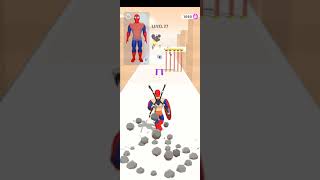 Mashup Hero || Spiderman with spider legs and captain america shield #shorts #gameplay #232 screenshot 1