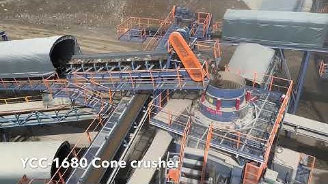 CC1680 Cone crusher operating video