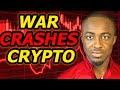 War is crashing crypto and the stock market
