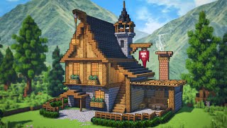 Minecraft: How To Build A Medieval Blacksmith House | Tutorial