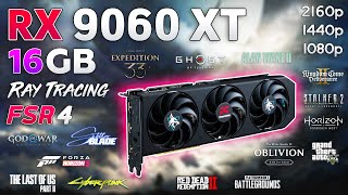 RADEON RX 9060 XT 16GB - Test in 15 Games | 1080p | 1440p | 4K