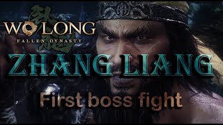 Wo Long: Fallen Dynasty - Zhang Liang - First Boss Fight - (PC) Gameplay